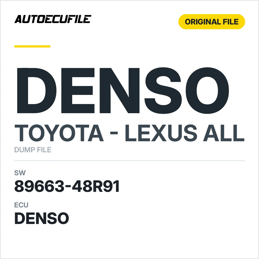 TOYOTA LEXUS DENSO 89663-48R91 DUMP