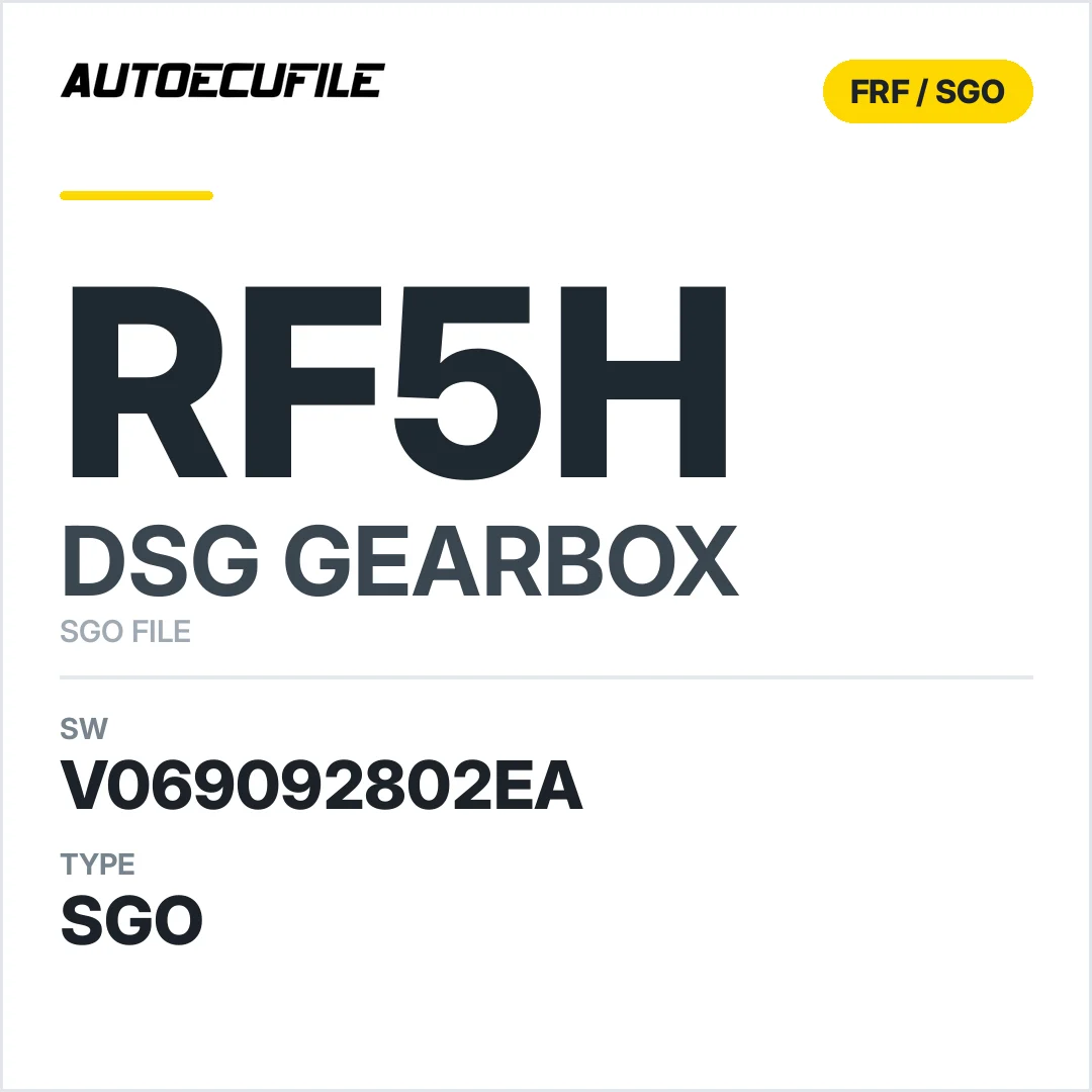 v069092802ea  getriebe DSG RF5H sw SGO FILE