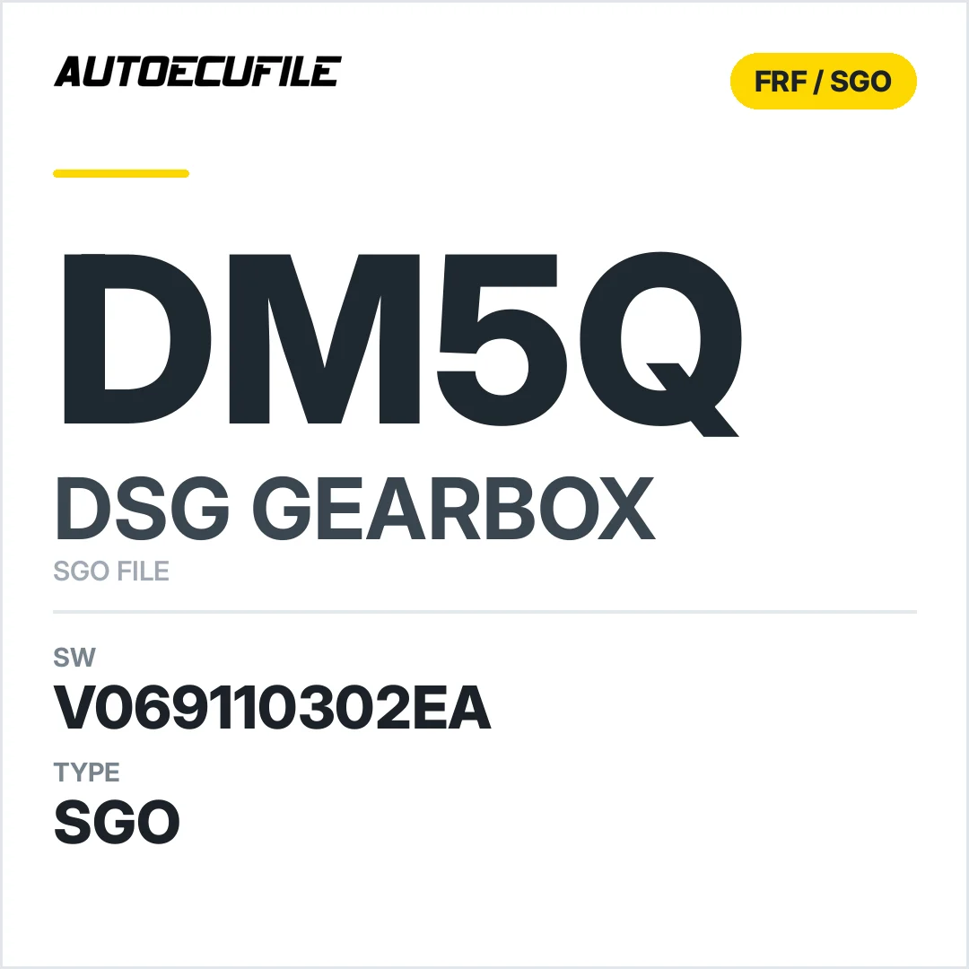v069110302ea  getriebe DSG dM5Q sw SGO FILE