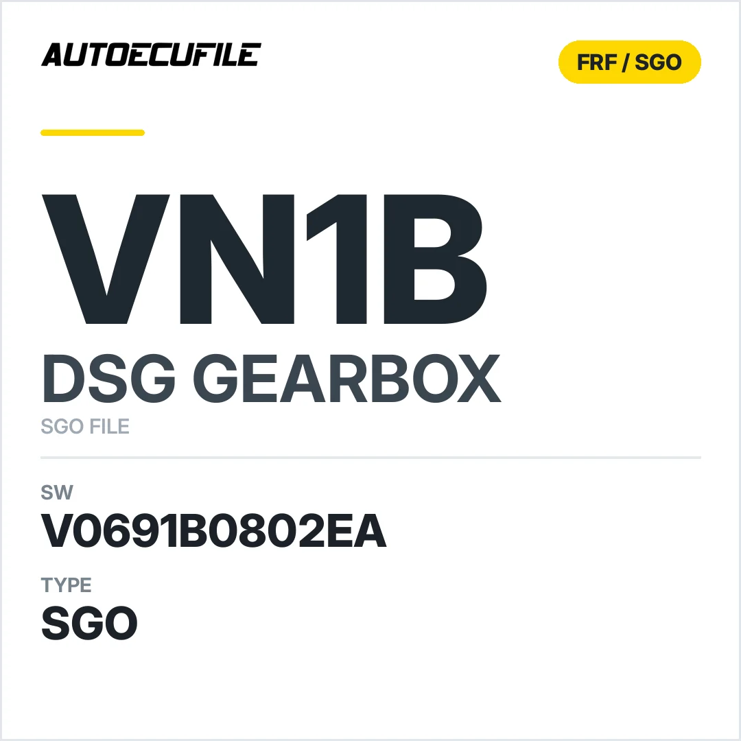 v0691b0802ea  getriebe DSG VN1b sw SGO FILE