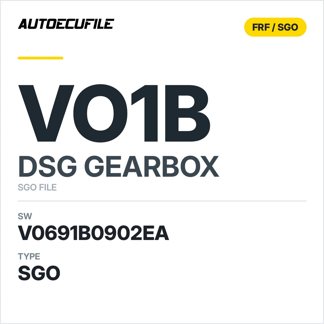 v0691b0902ea  getriebe DSG VO1b sw SGO FILE