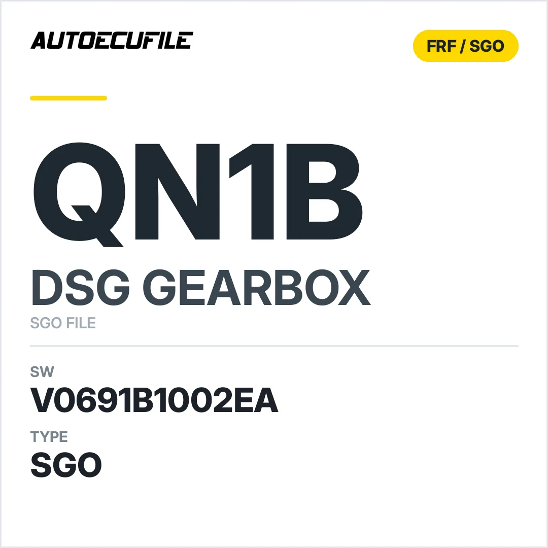 v0691b1002ea  getriebe DSG QN1b sw SGO FILE