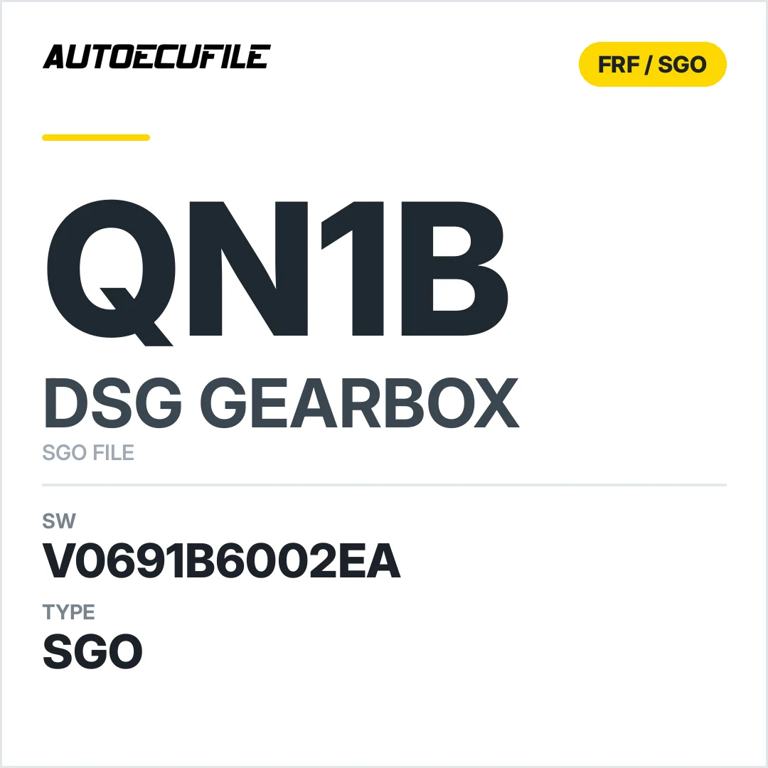 v0691b6002ea  getriebe DSG QN1b sw SGO FILE