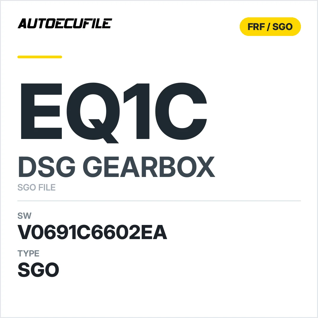v0691c6602ea  getriebe DSG eQ1c sw SGO FILE