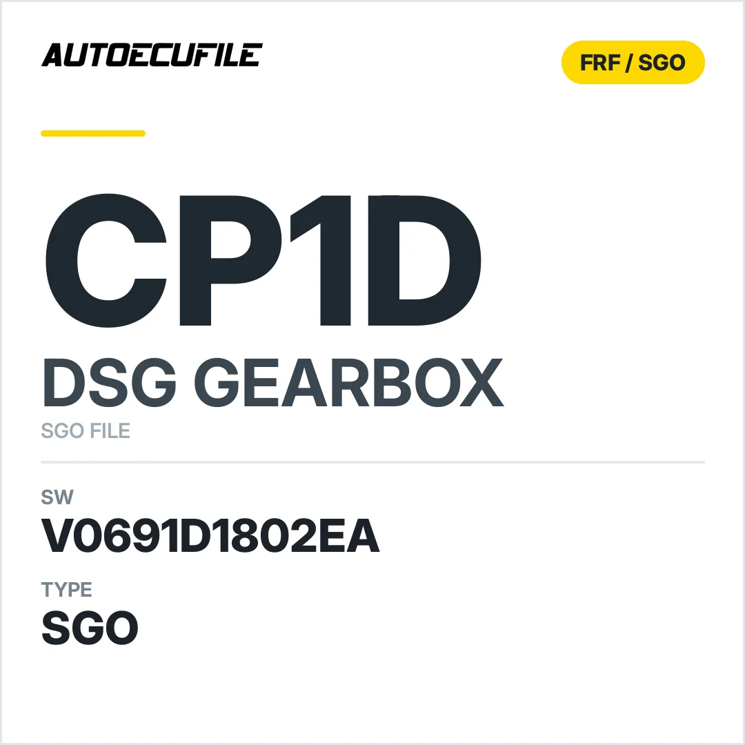 v0691d1802ea  getriebe DSG cP1d sw SGO FILE
