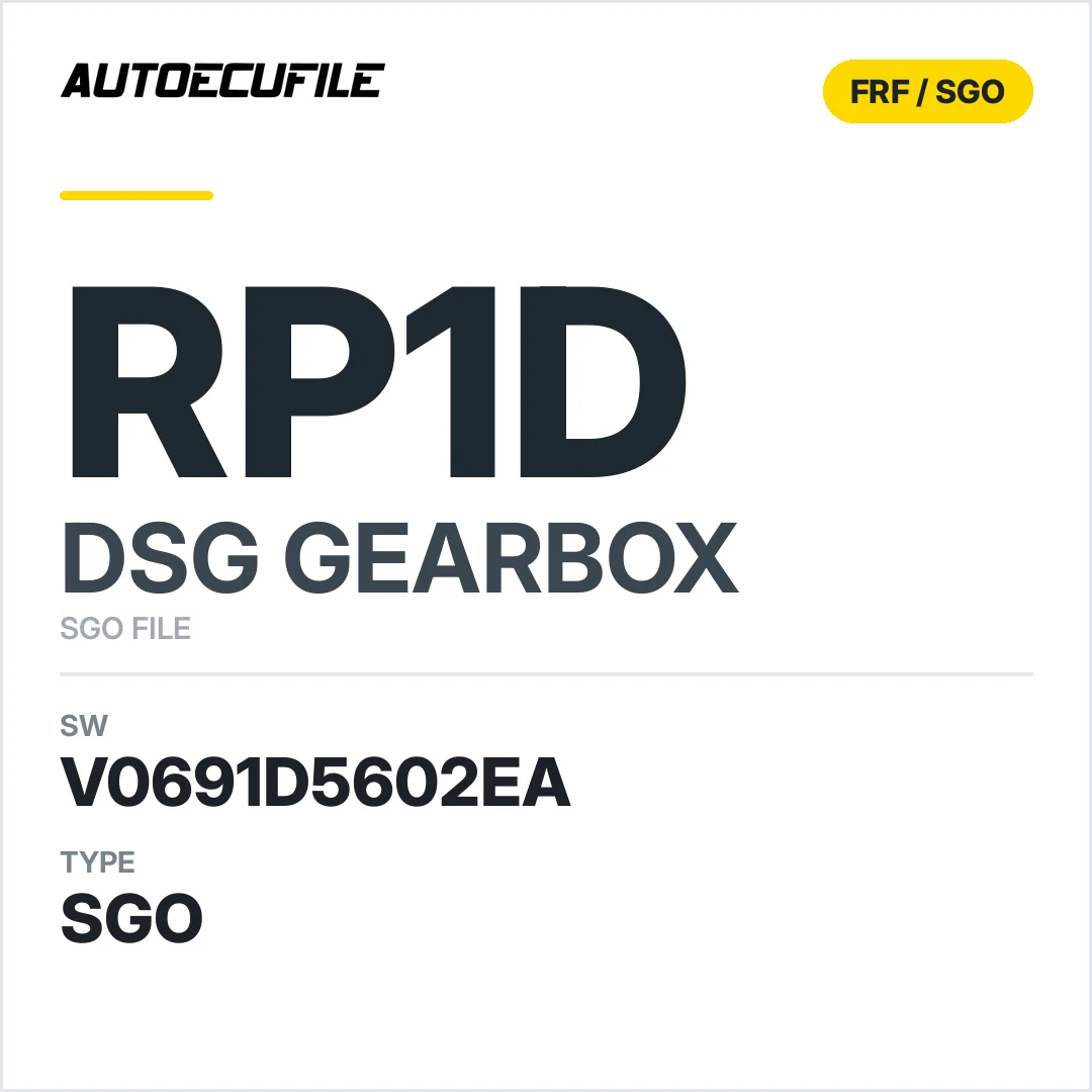 v0691d5602ea  getriebe DSG RP1d sw SGO FILE