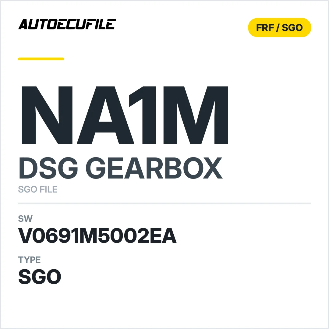 v0691m5002ea  getriebe DSG nA1m sw SGO FILE
