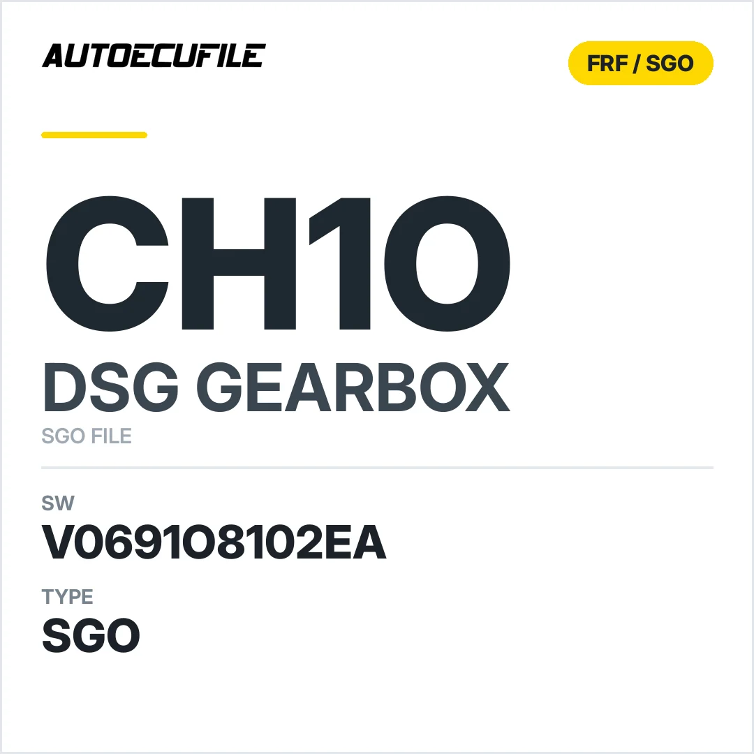 v0691o8102ea  getriebe DSG cH1o sw SGO FILE
