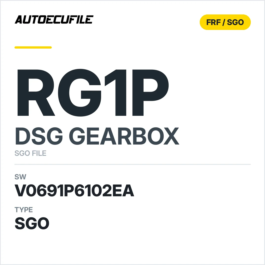 v0691p6102ea  getriebe DSG RG1p sw SGO FILE