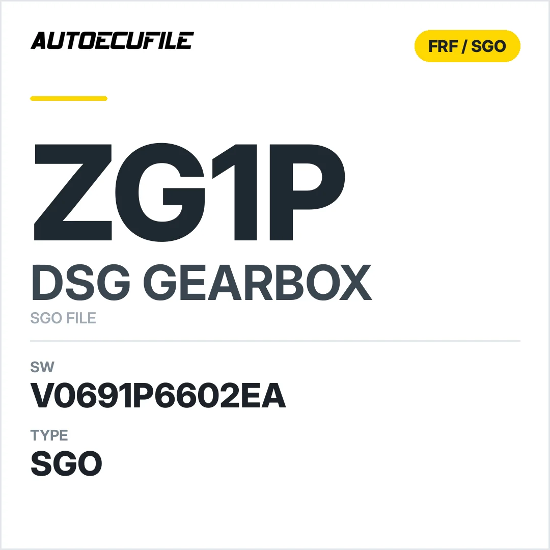 v0691p6602ea  getriebe DSG ZG1p sw SGO FILE