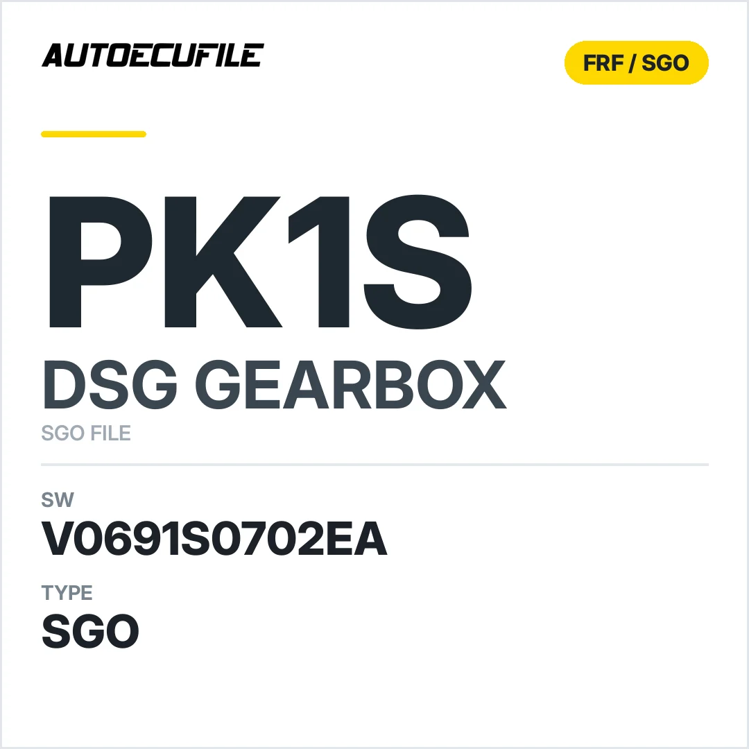 v0691s0702ea  getriebe DSG pK1s sw SGO FILE