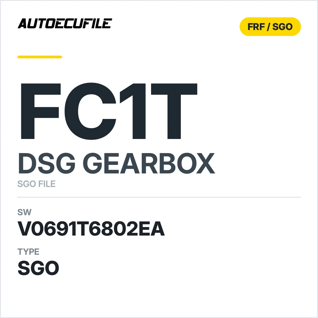 v0691t6802ea  getriebe DSG fc1t sw SGO FILE