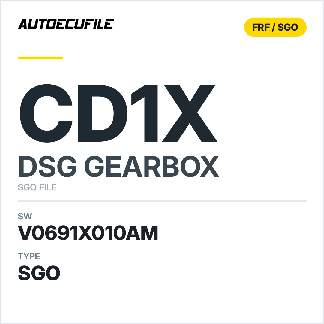 v0691x010AM   getriebe DSG cD1x sw SGO FILE