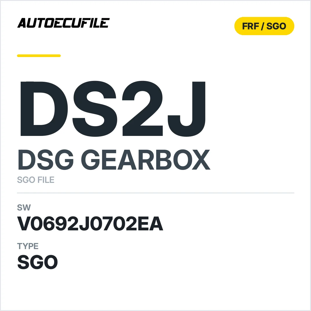 v0692j0702ea  getriebe DSG dS2j sw SGO FILE