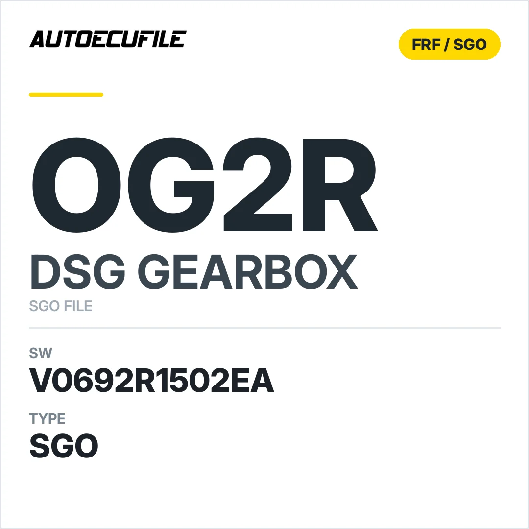 v0692r1502ea  getriebe DSG OG2r sw SGO FILE