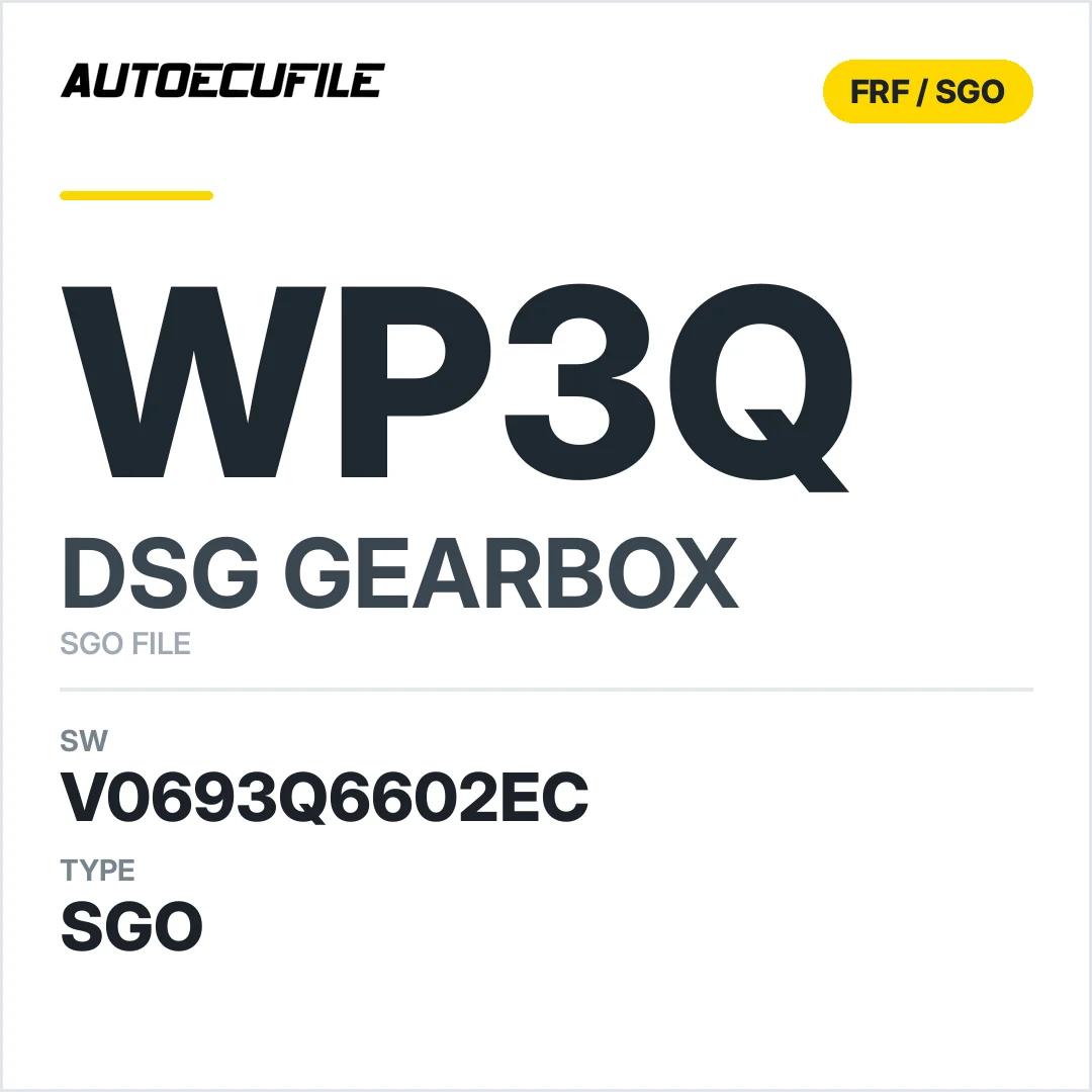 v0693q6602ec  getriebe DSG WP3q sw SGO FILE