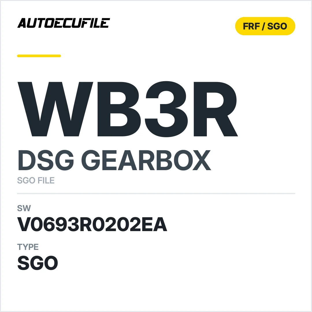 v0693r0202ea  getriebe DSG Wb3r sw SGO FILE