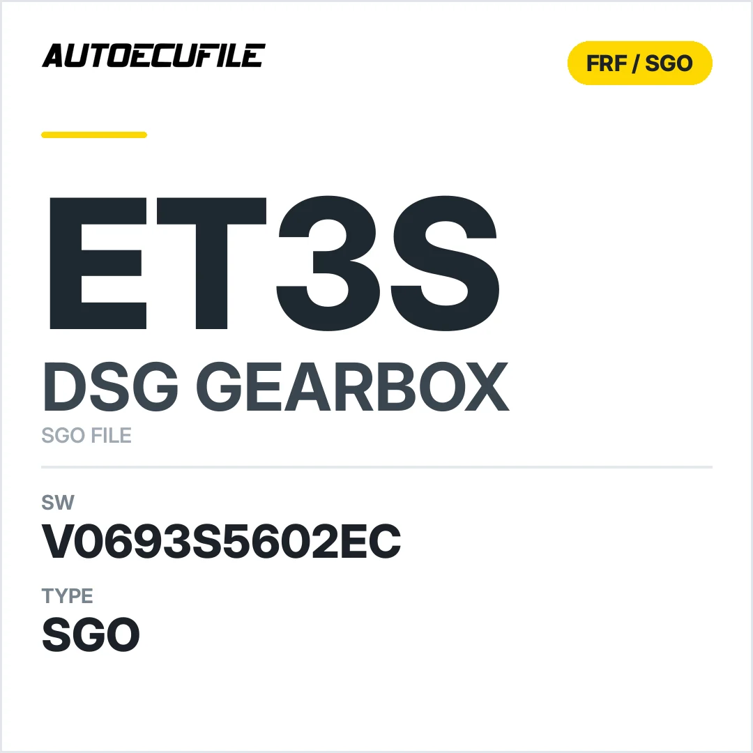 v0693s5602ec  getriebe DSG eT3s sw SGO FILE