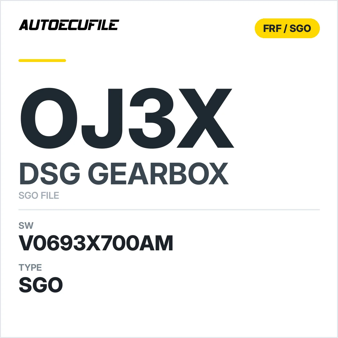 v0693x700AM   getriebe DSG OJ3x sw SGO FILE