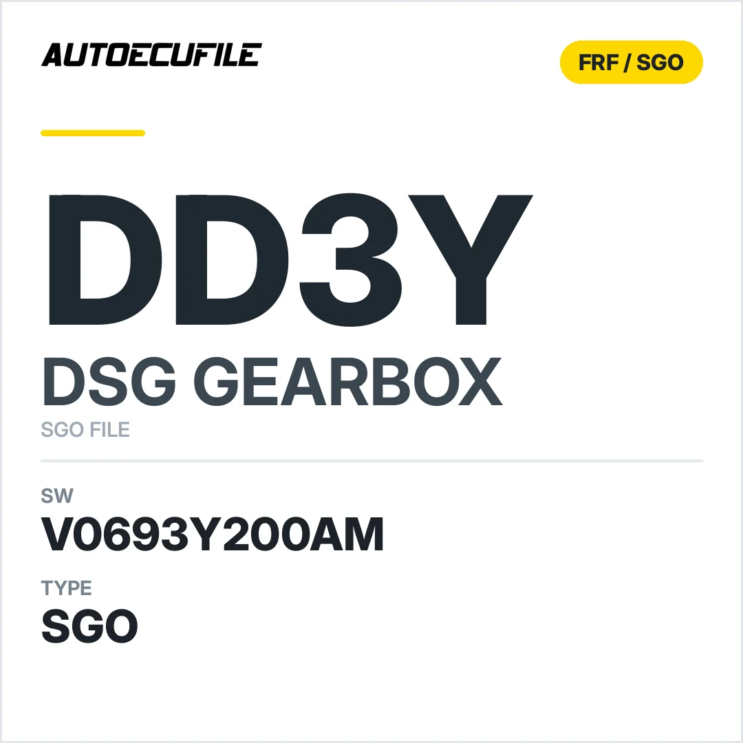 v0693y200AM   getriebe DSG DD3y sw SGO FILE