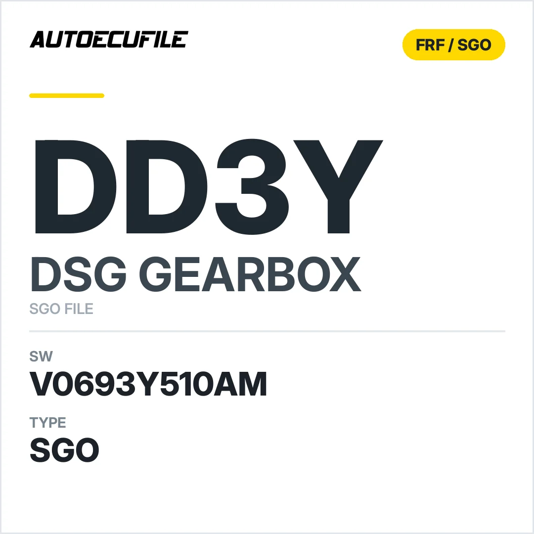 v0693y510AM   getriebe DSG DD3y sw SGO FILE