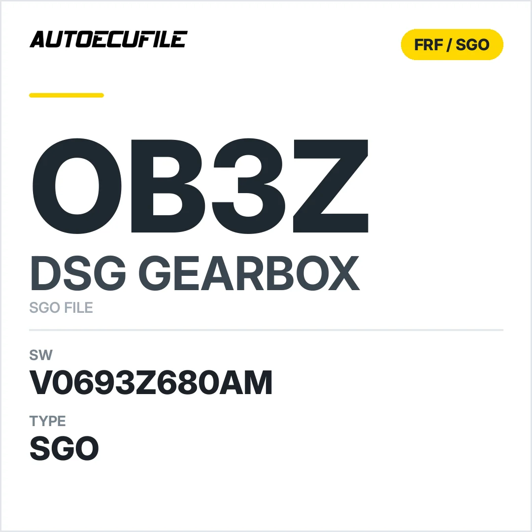 v0693z680AM   getriebe DSG Ob3z sw SGO FILE