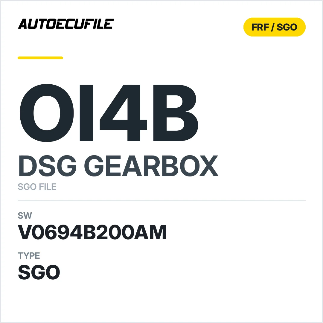 v0694b200AM   getriebe DSG OI4b sw SGO FILE