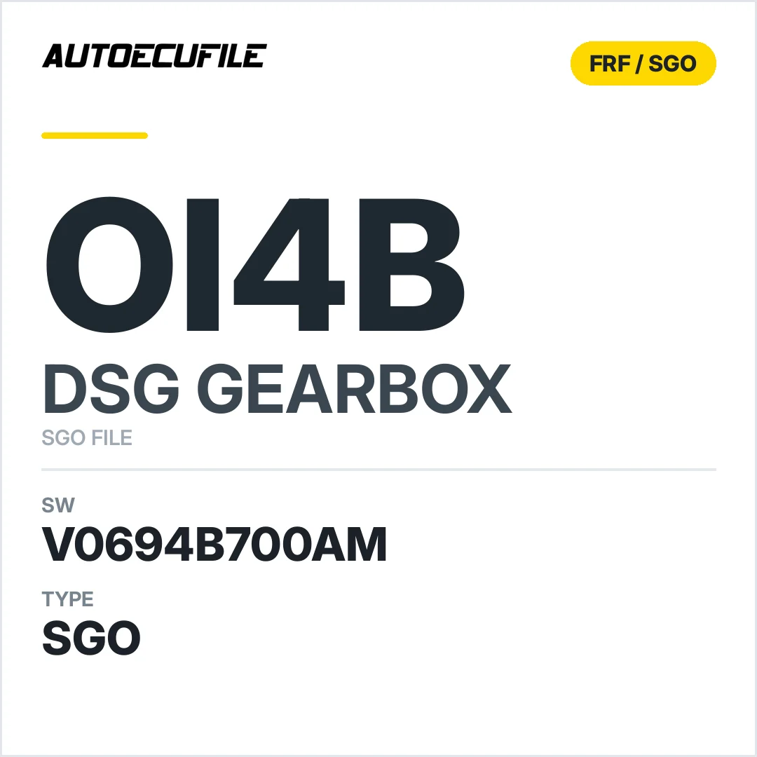 v0694b700AM   getriebe DSG OI4b sw SGO FILE