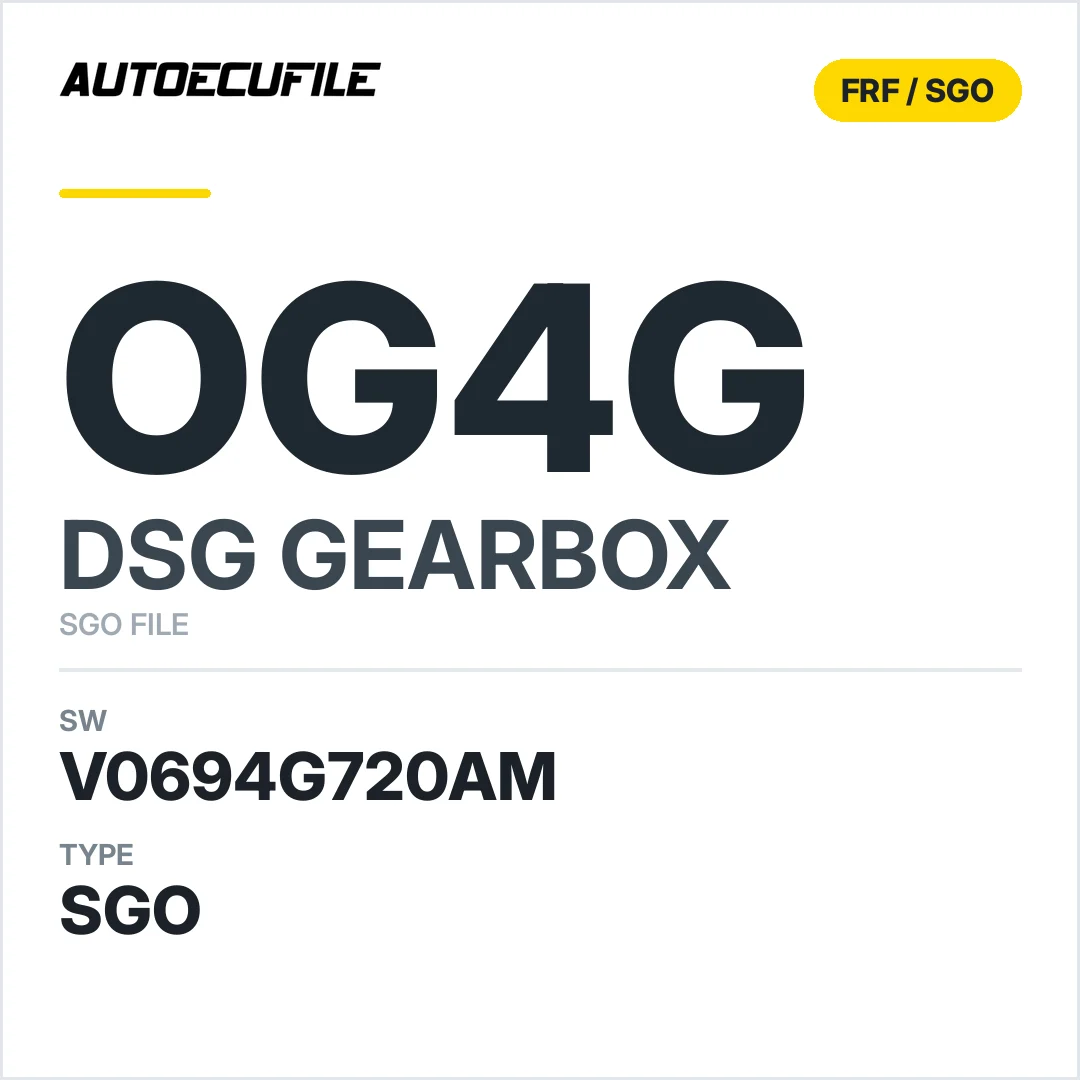 v0694g720AM   getriebe DSG Og4g sw SGO FILE