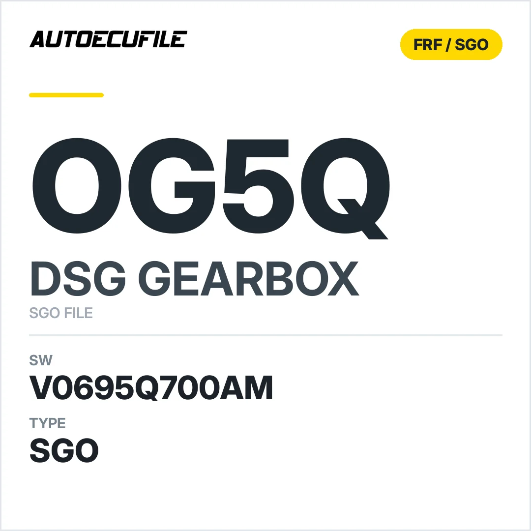 v0695q700AM   getriebe DSG Og5q sw SGO FILE