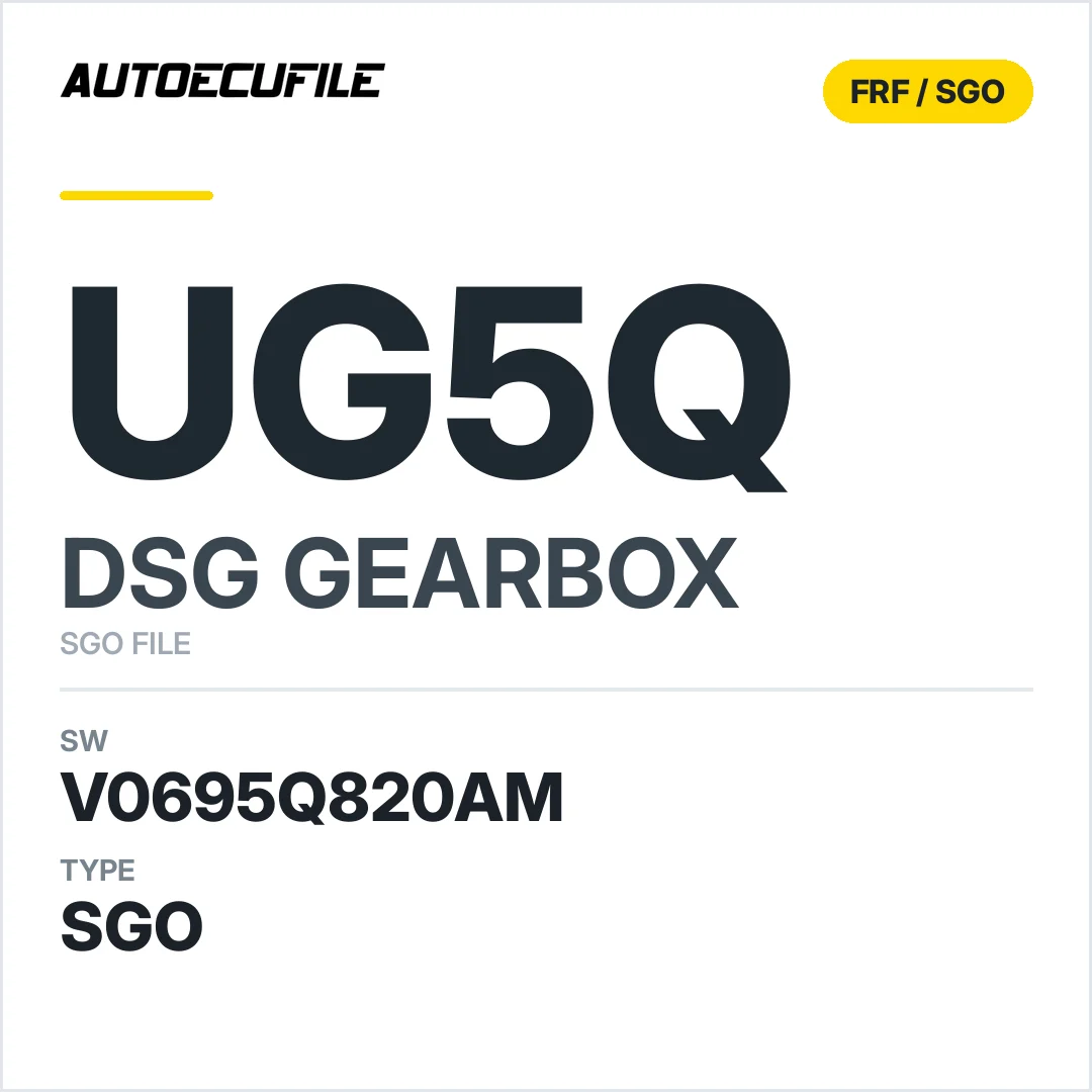 v0695q820AM   getriebe DSG Ug5q sw SGO FILE