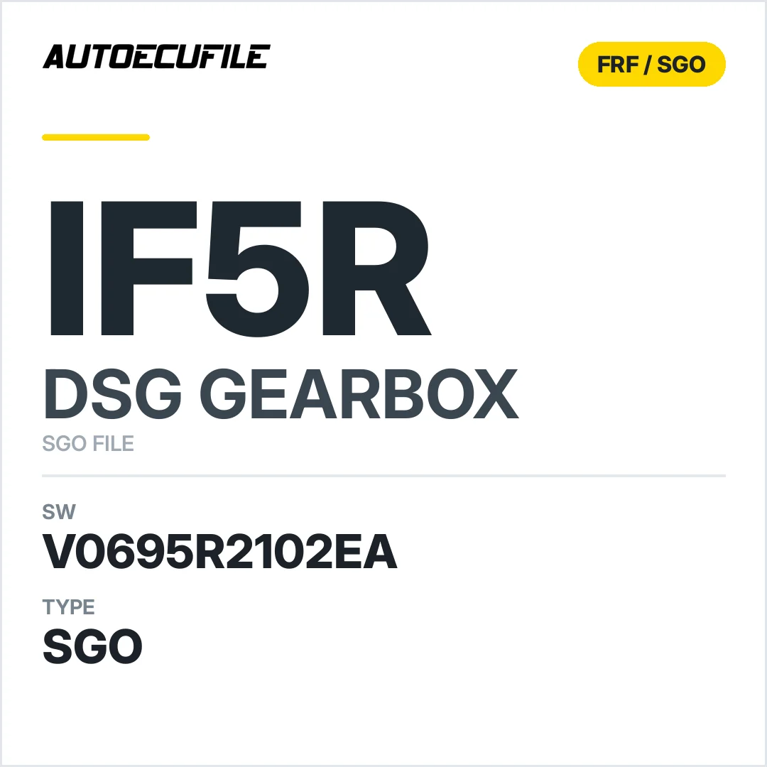 v0695R2102ea  getriebe DSG IF5R sw SGO FILE