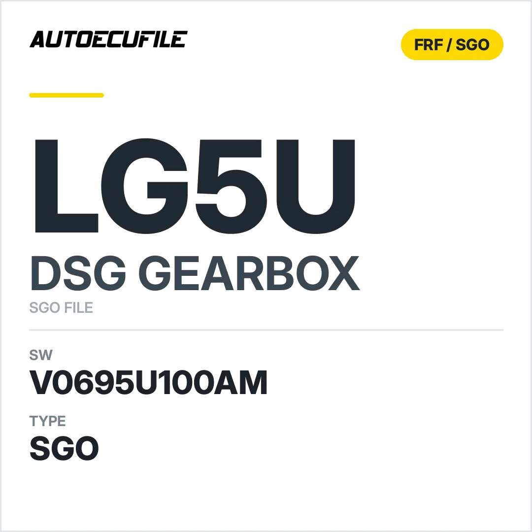 v0695u100AM   getriebe DSG Lg5u sw SGO FILE
