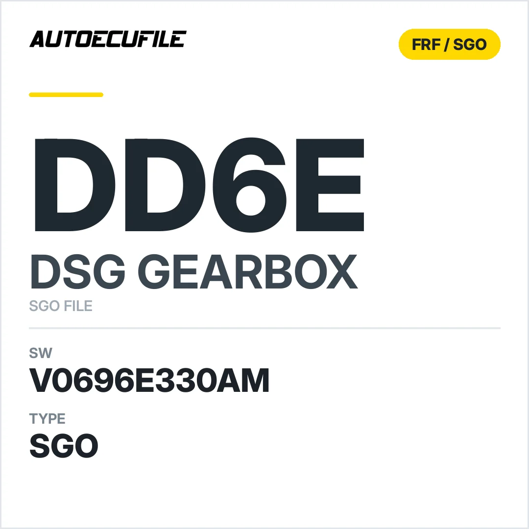 v0696e330AM   getriebe DSG DD6e par SGO FILE