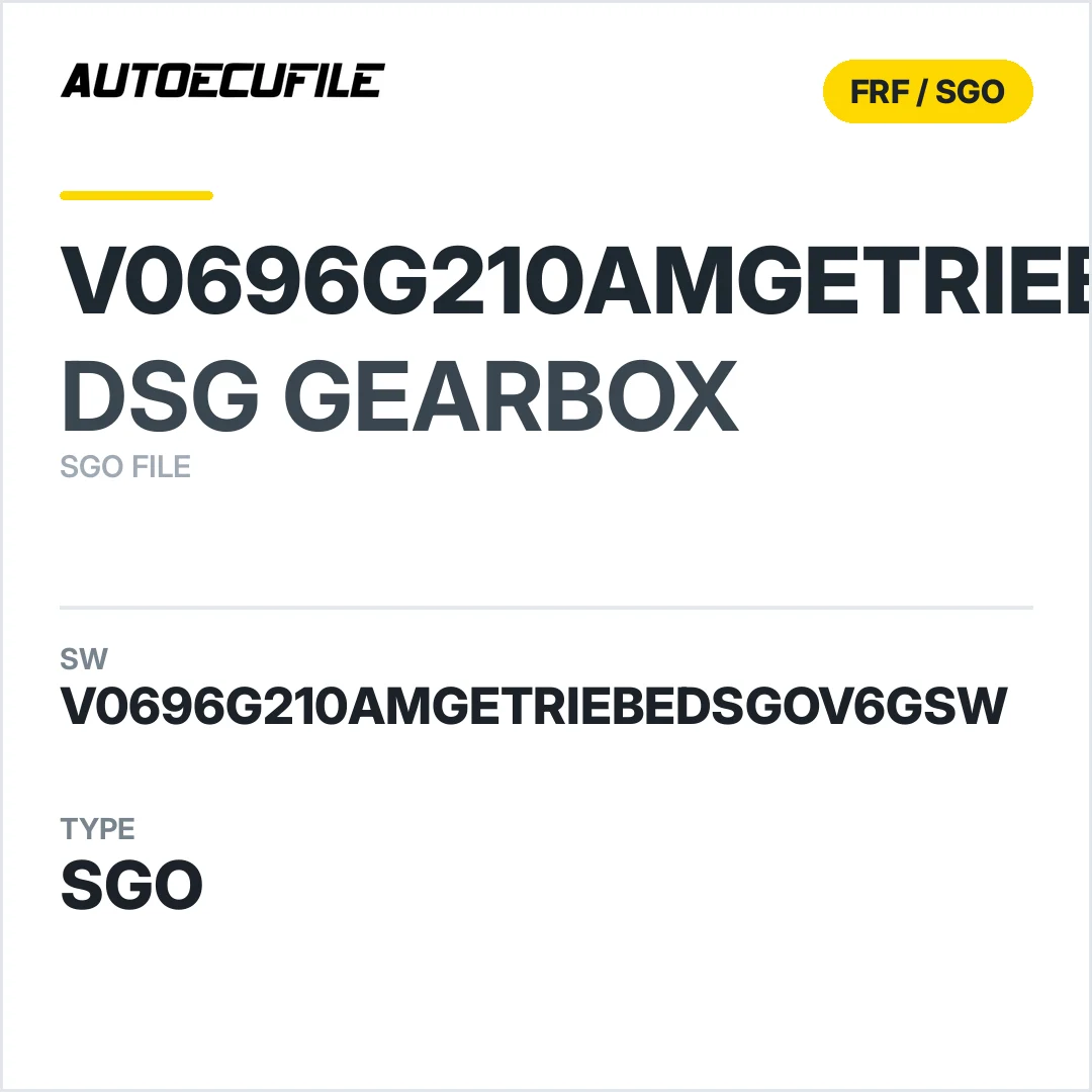 v0696g210AMgetriebeDSGOV6gsw SGO FILE