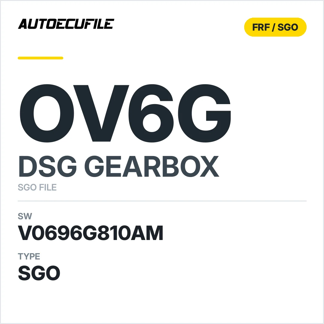 v0696g810AM   getriebe DSG OV6g sw SGO FILE
