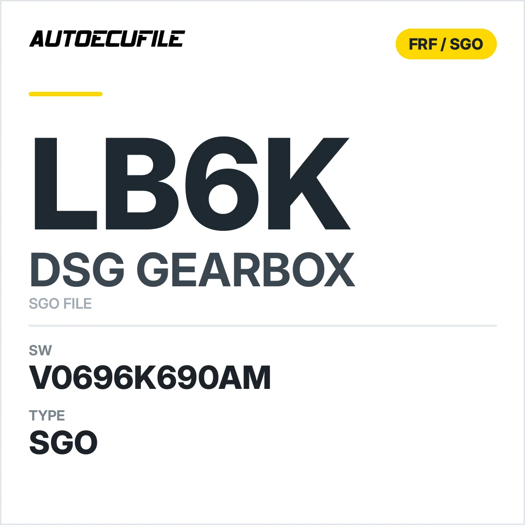 v0696k690AM   getriebe DSG LB6k sw SGO FILE