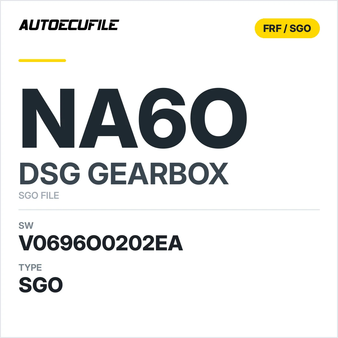 v0696O0202ea  getriebe DSG nA6O sw SGO FILE