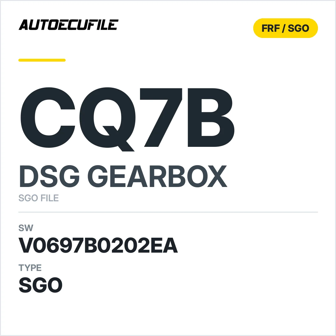 v0697B0202ea  getriebe DSG cQ7B sw SGO FILE