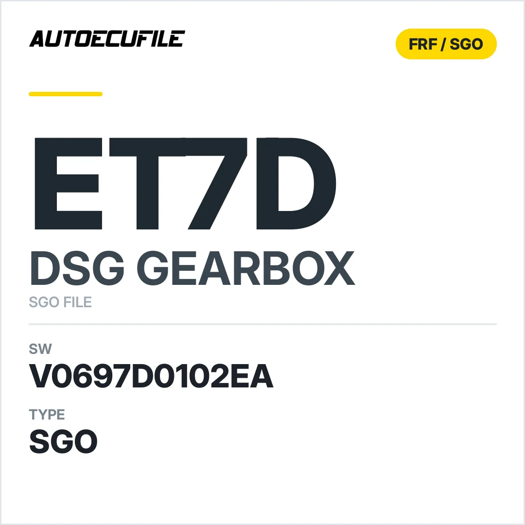 v0697d0102ea  getriebe DSG eT7d sw SGO FILE