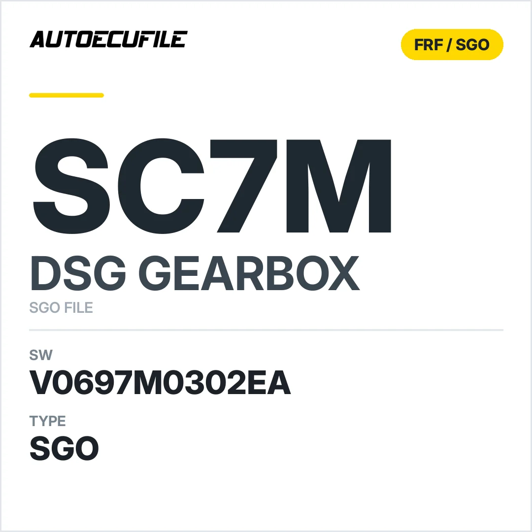 v0697m0302ea  getriebe DSG sc7m sw SGO FILE