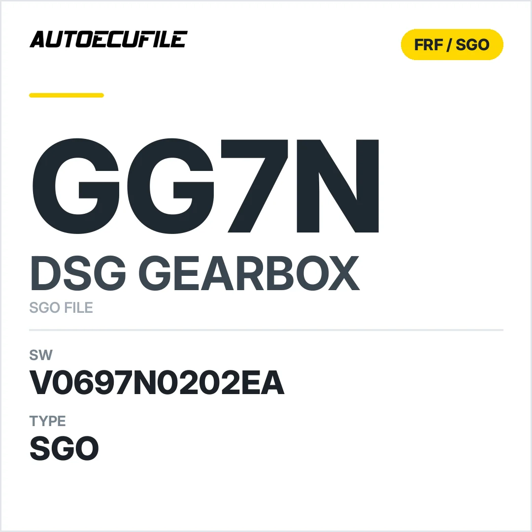 v0697N0202ea  getriebe DSG GG7N sw SGO FILE