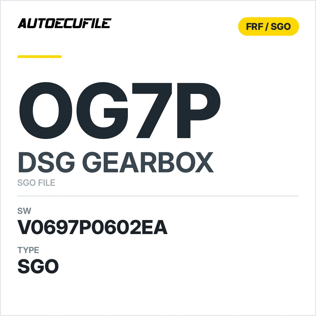 v0697P0602ea  getriebe DSG OG7P sw SGO FILE