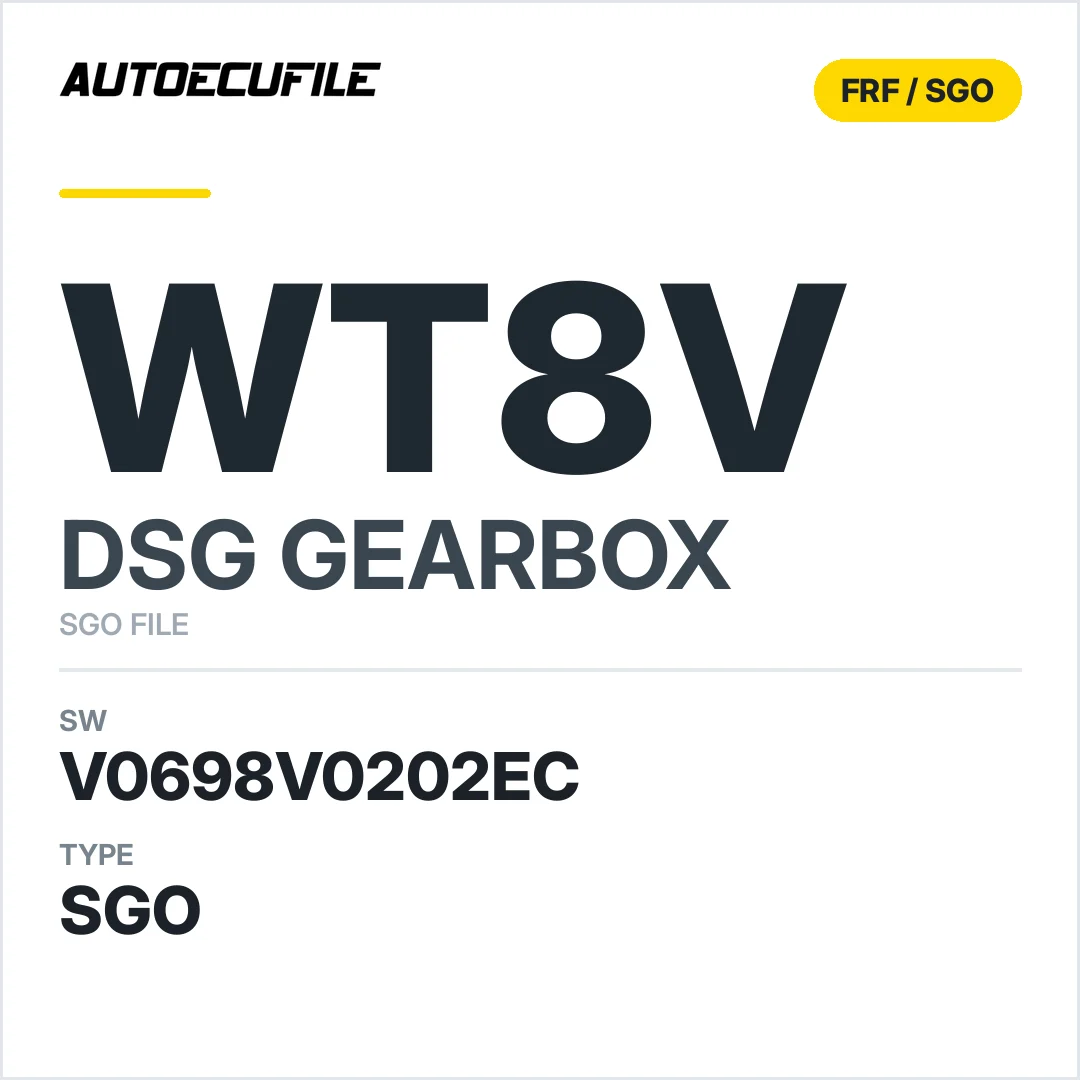 v0698v0202ec  getriebe DSG WT8v sw SGO FILE