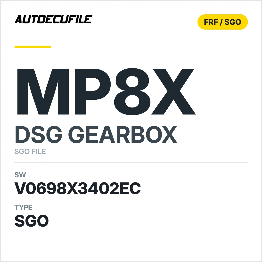v0698x3402ec  getriebe DSG MP8x sw SGO FILE