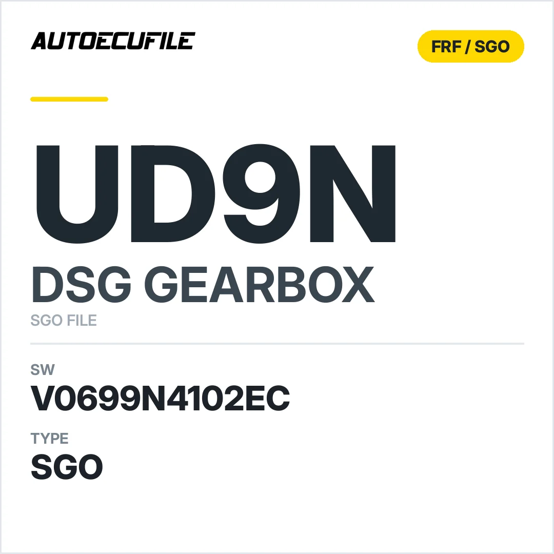 v0699n4102ec  getriebe DSG UD9n sw SGO FILE