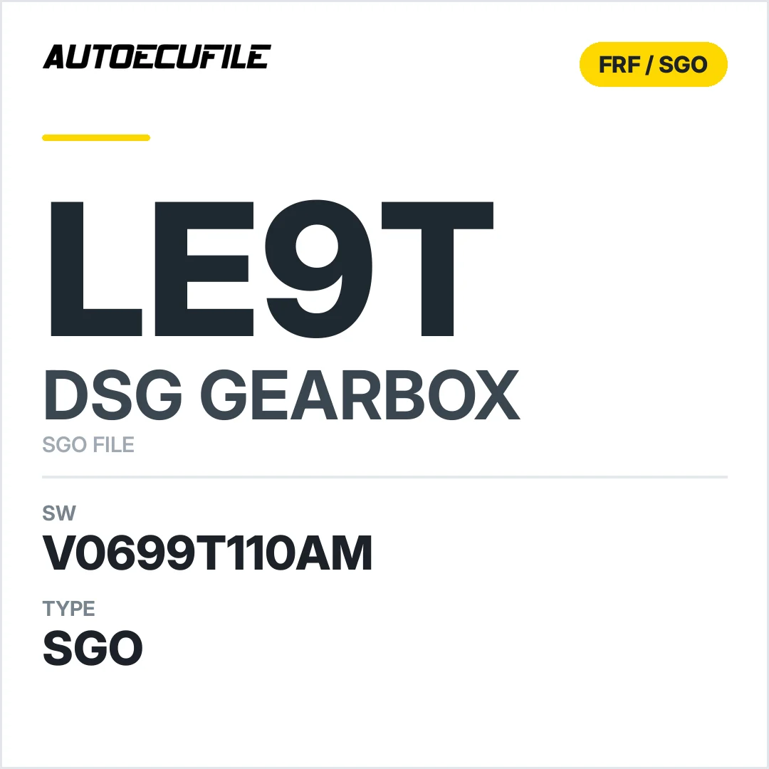 v0699t110AM   getriebe DSG Le9t sw SGO FILE