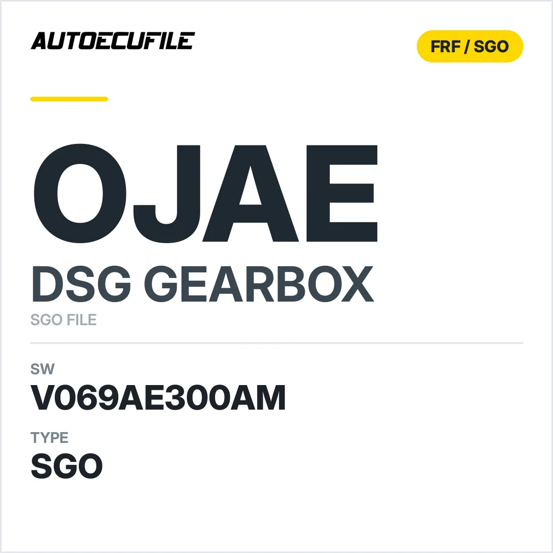 v069AE300AM   getriebe DSG OJAE sw SGO FILE