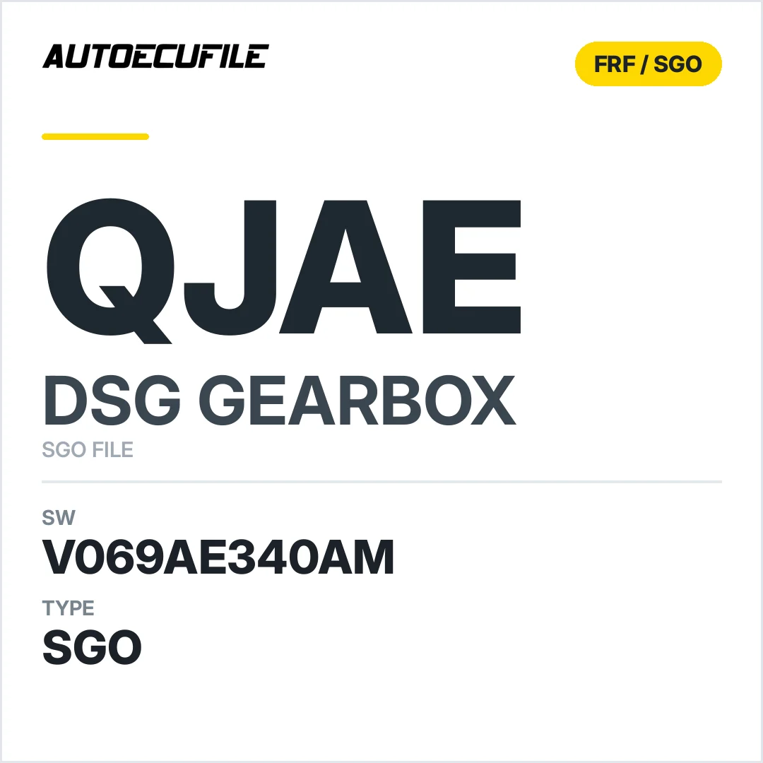 v069AE340AM   getriebe DSG QJAE sw SGO FILE
