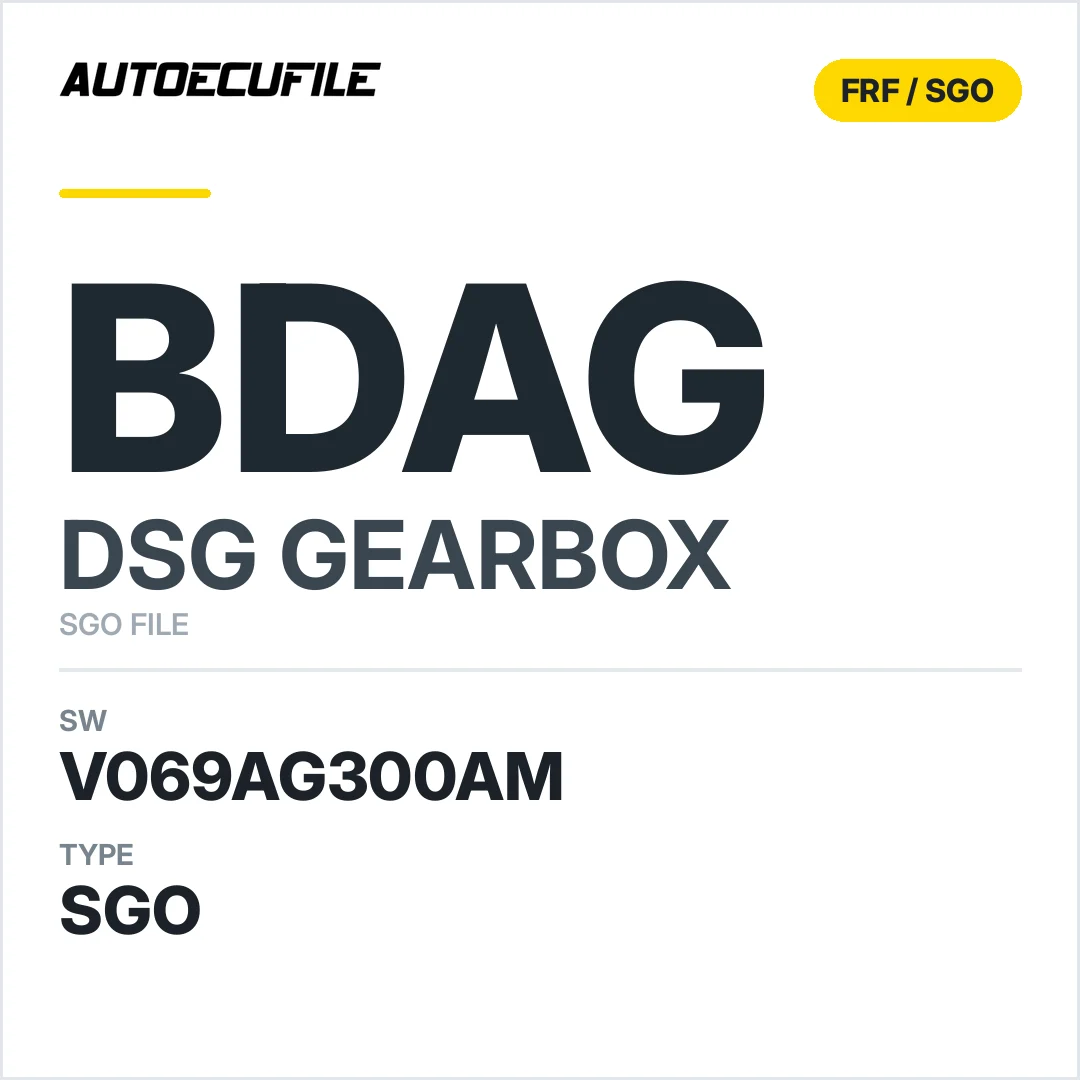 v069AG300AM   getriebe DSG bDAG sw SGO FILE